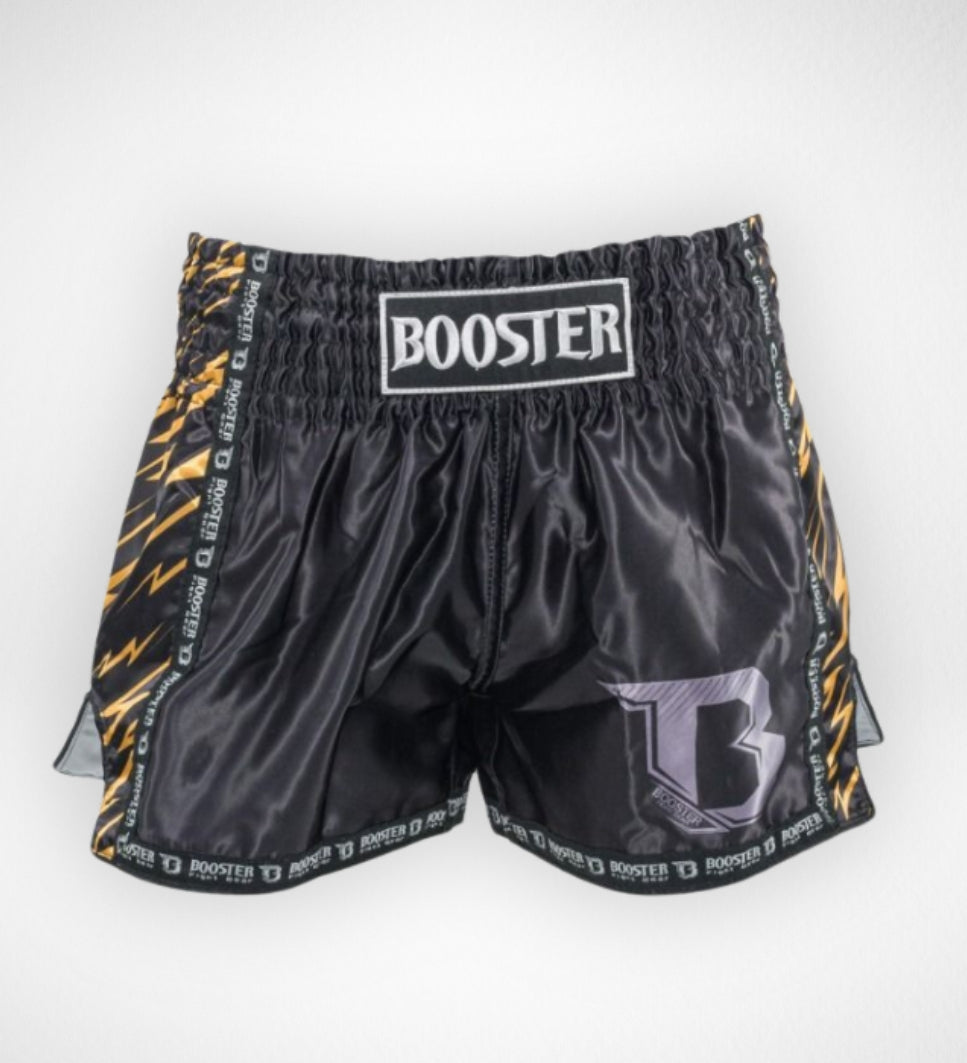 Booster Kickboks Broekje Kids Combat - Zwart/Geel