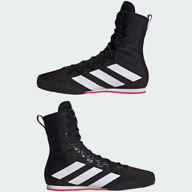 Adidas Boxschuhe Box Hog 4 – Schwarz/Weiß/Rot