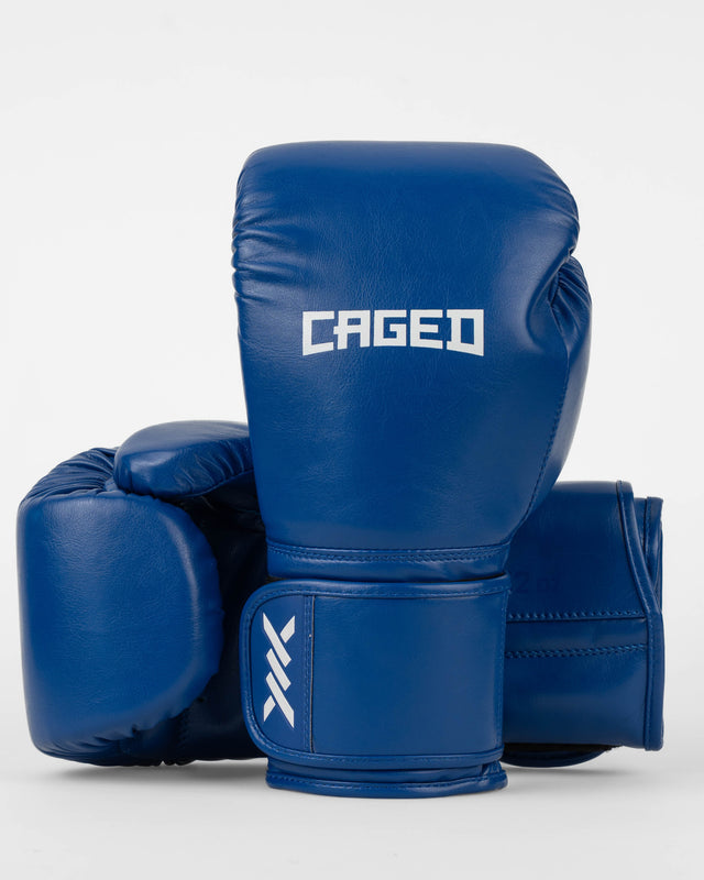 Guantoni da boxe Caged Core – Blu/Bianco