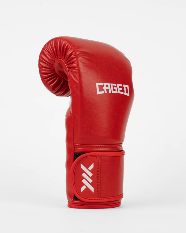 Caged Bokshandschoenen Core - Rood/Wit