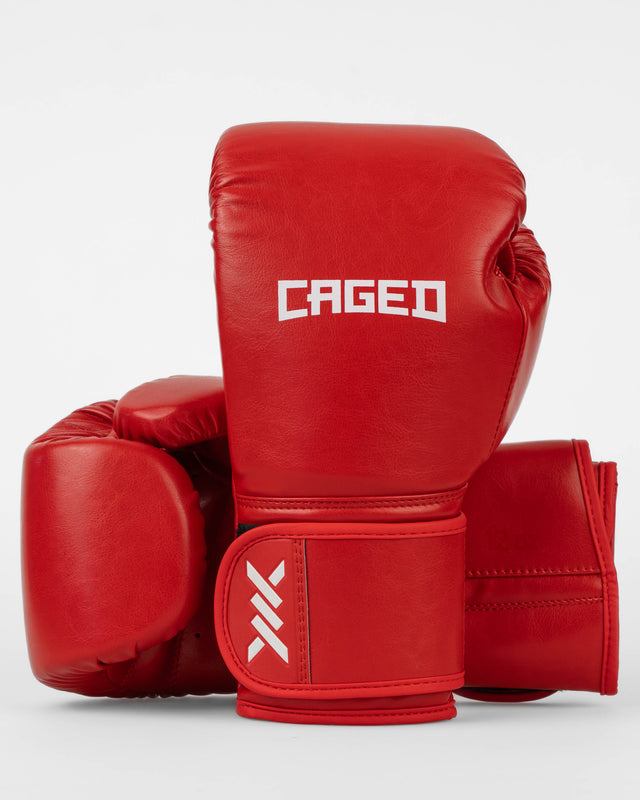 Caged Bokshandschoenen Core - Rood/Wit