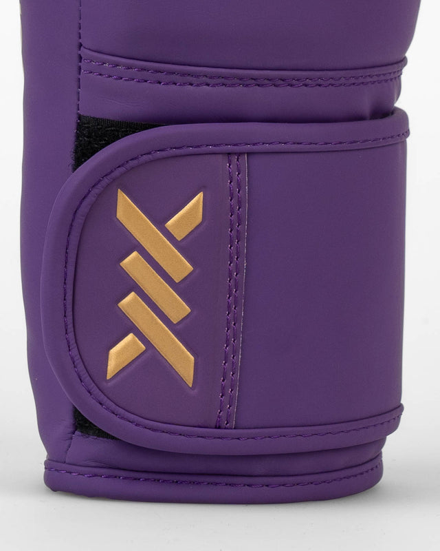 Luvas de boxe Caged Core – Roxo/Ouro