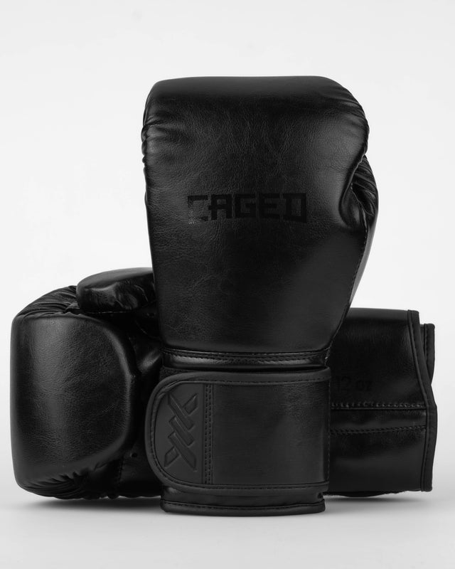 Caged Boxhandschuhe Core – Schwarz/Schwarz