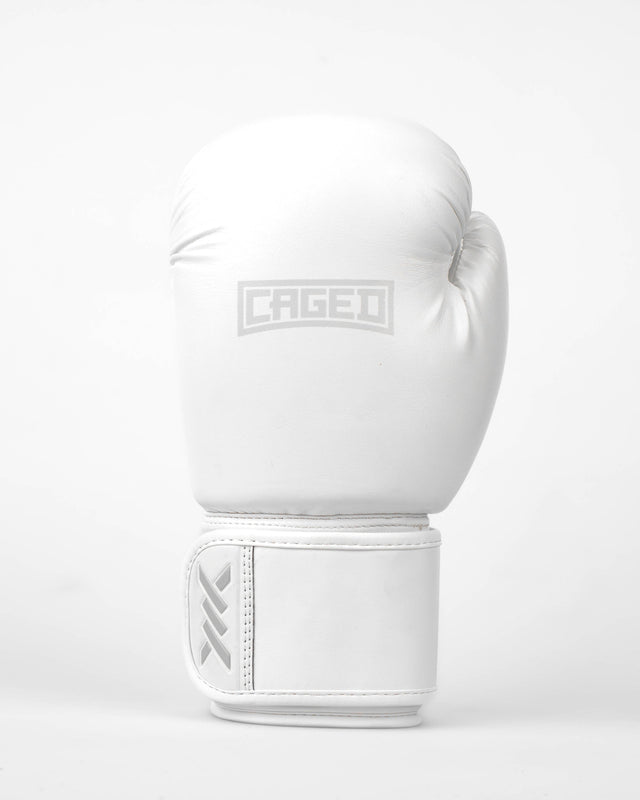 Gants de boxe Caged Shadow – Blanc/Blanc