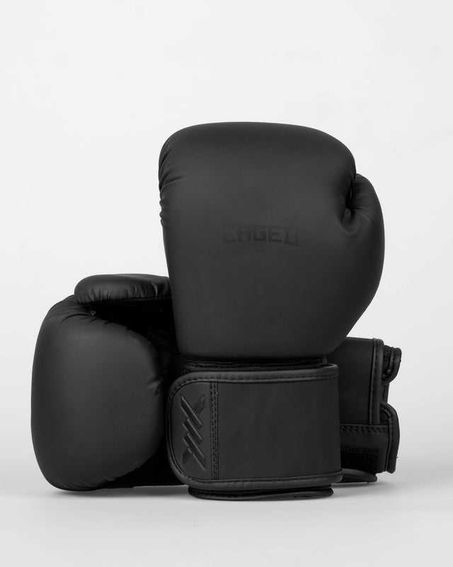 Guantoni da boxe Caged Spark Bambini – Nero opaco