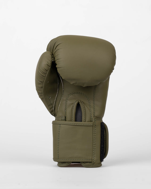 Mănuși de box Caged Spark Copii – Kaki Groen/Goud