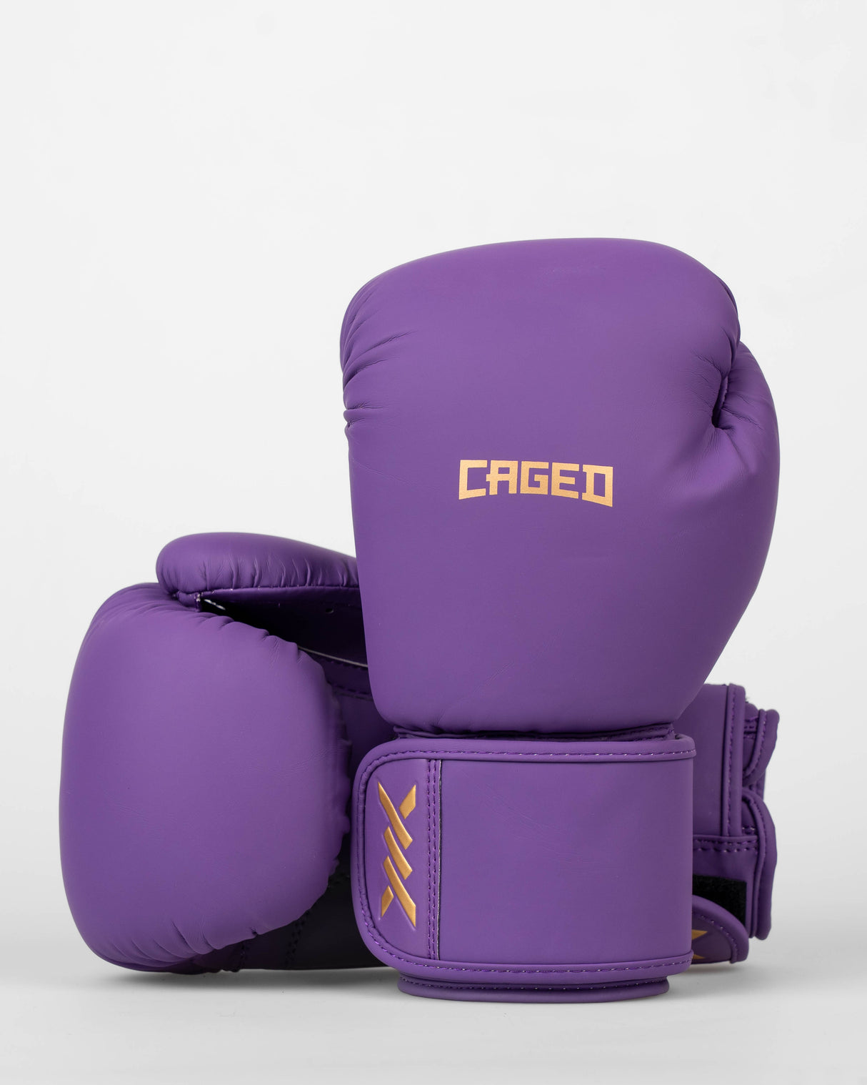 Caged Bokshandschoenen Spark Kids - Paars/Goud