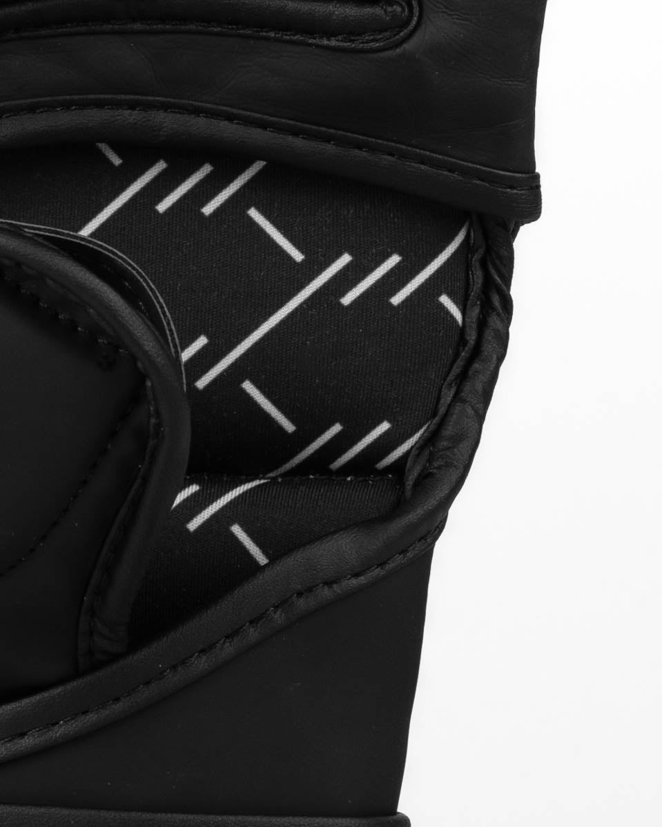 Caged MMA Handschoenen Shadow - Mat Zwart/Wit