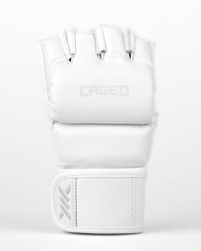 Caged MMA Handschoenen Shadow - Wit/Wit