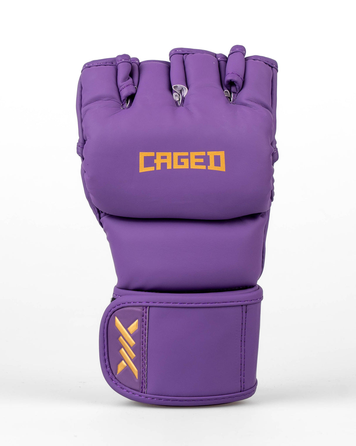 Caged MMA Handschoenen Shadow - Paars/Goud