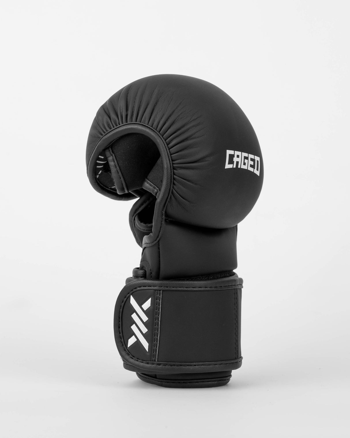 Caged MMA Handschoenen Sparring Shadow - Mat Zwart/Wit