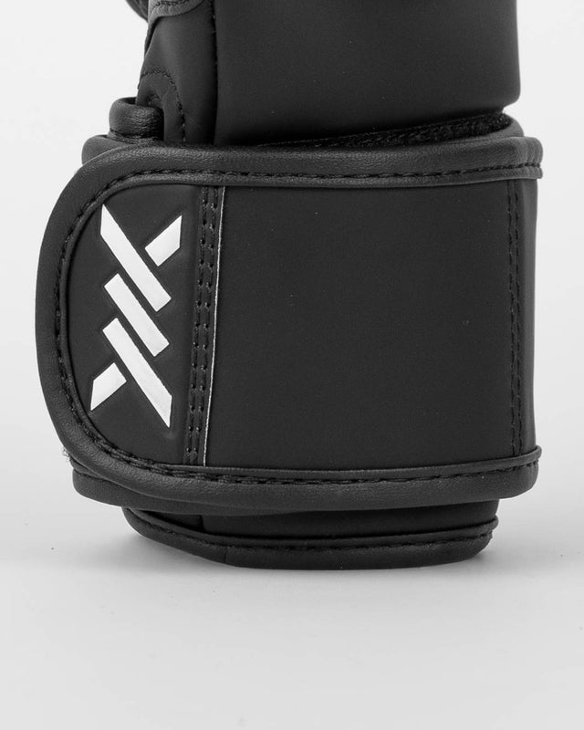Guantes de sparring MMA Caged Shadow – Negro/Blanco mate