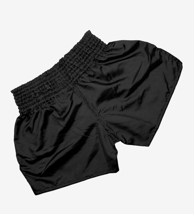 Caged Classic Muay Thai Shorts - Black/Black