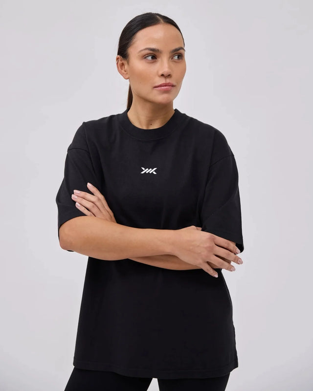Caged Classic T-Shirt – Schwarz