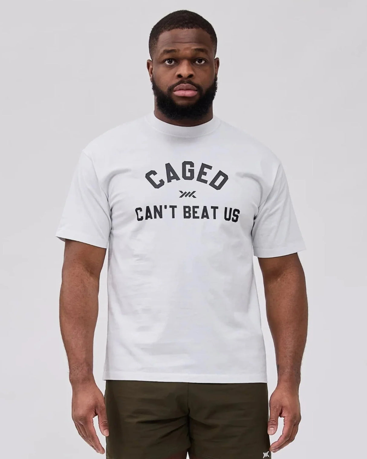 Caged Club T-shirt - Wit