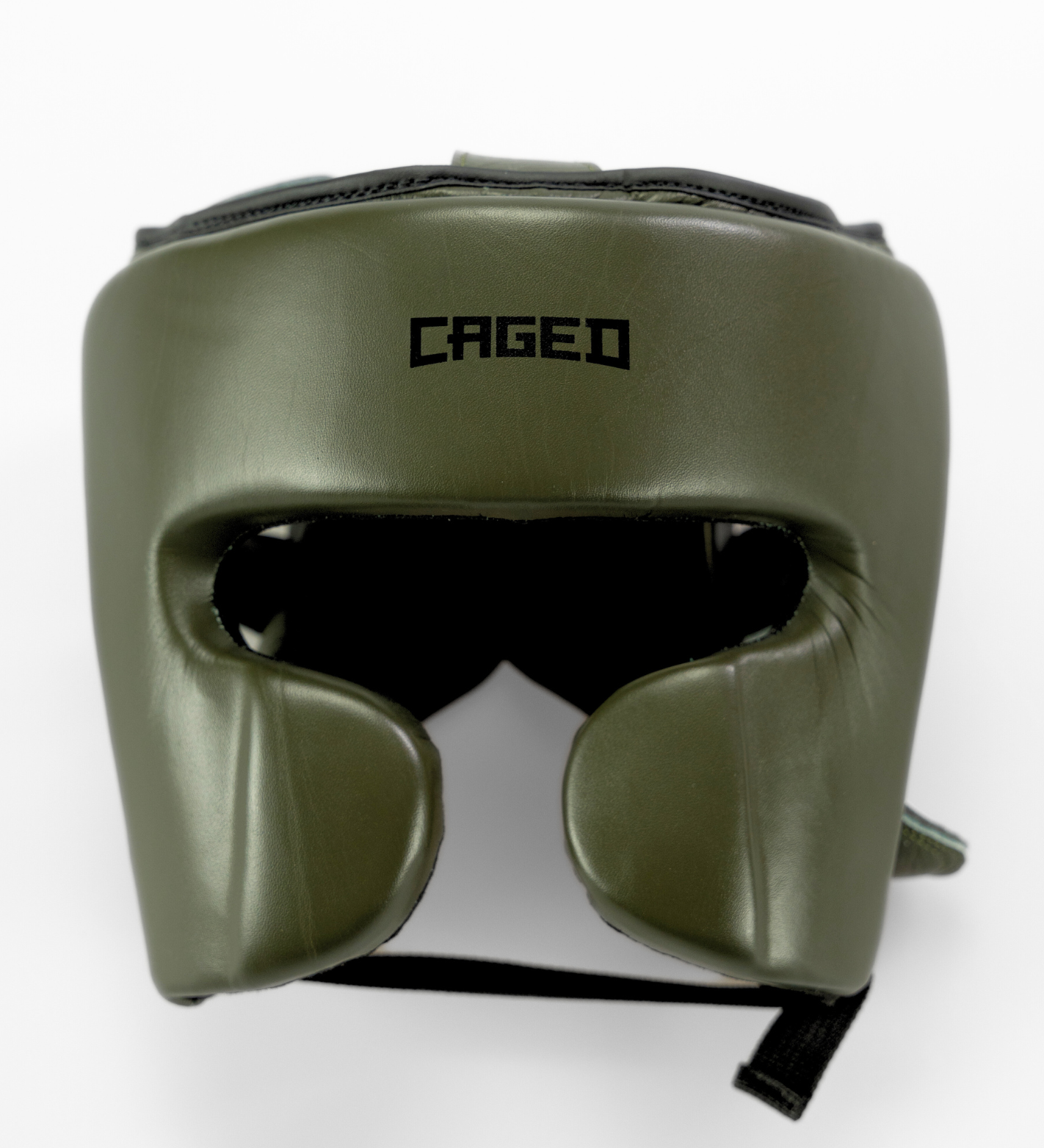 Caged 'X' Series Hoofdbeschermer Kaki Groen