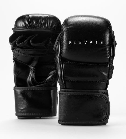 Elevate MMA Sparring Handschoenen 'Prime' - Zwart/Wit
