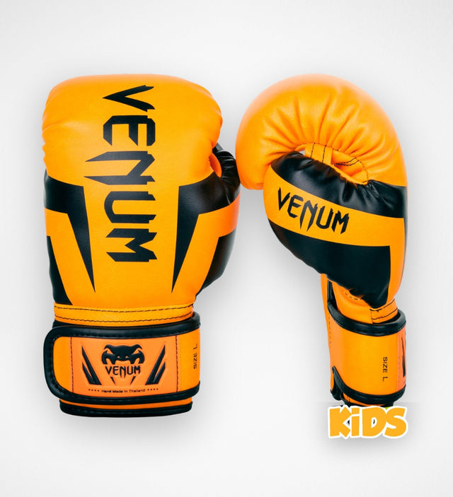 Venum Bokshandschoenen Elite Kinderen - Neon Oranje