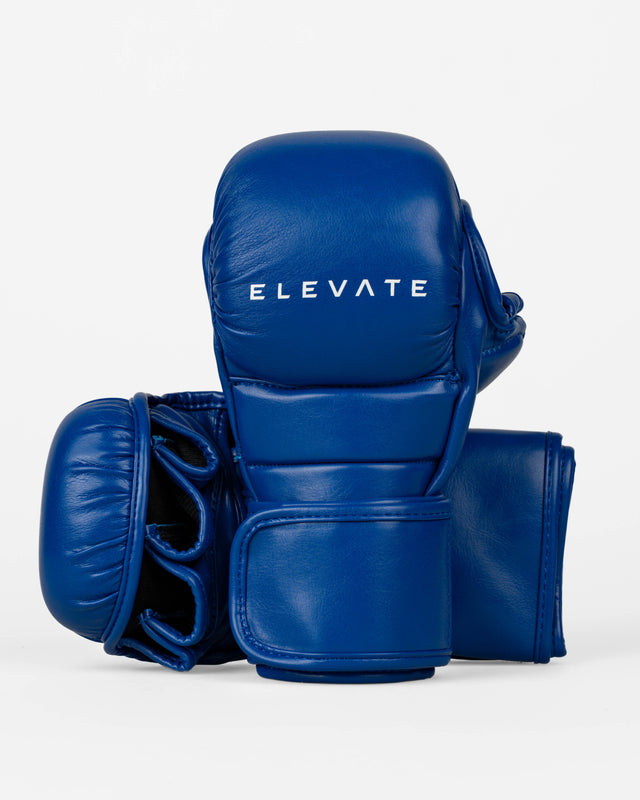 Elevate MMA-Sparringshandschuhe Prime – Blau/Weiß