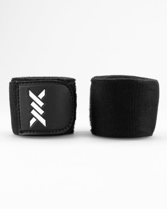 Bandes de boxe Caged Essential – Noir (avec sac de lavage)