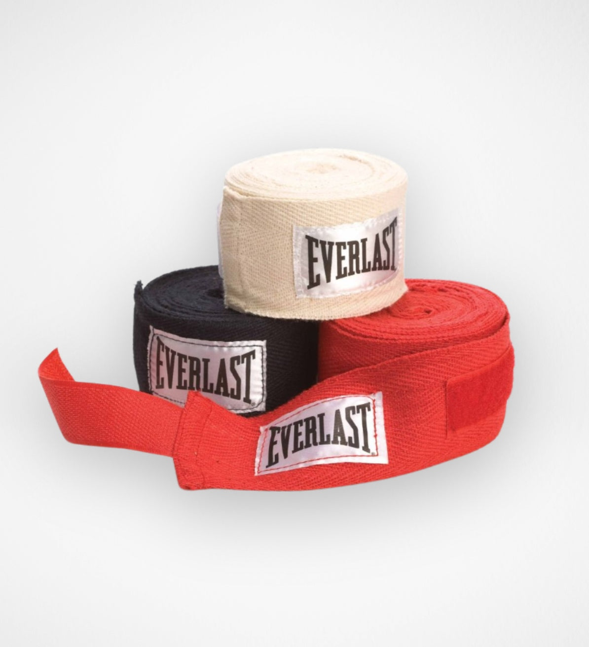 Everlast Bandages Core 3Pack - Zwart/Wit/Rood