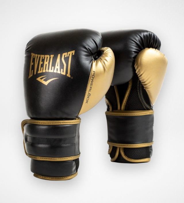 Everlast Boxningshandskar Powerlock 2R – Svart/Guld