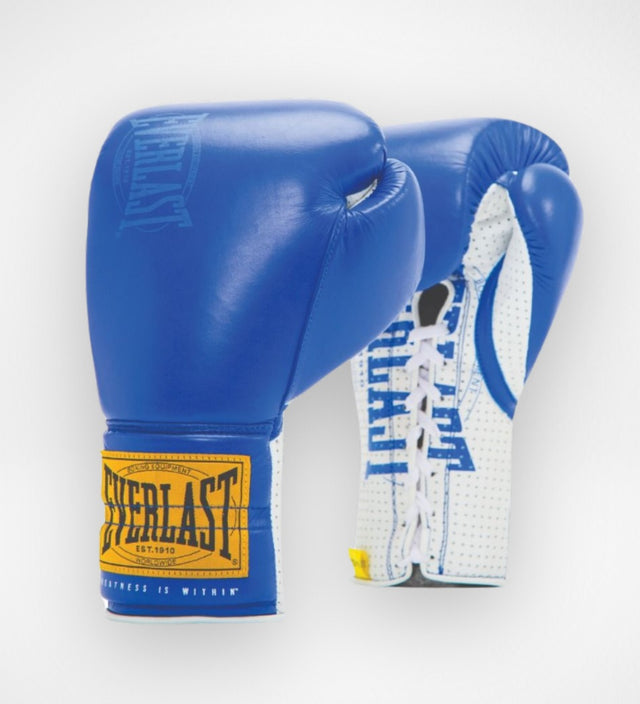 Everlast 1910 Boxningshandskar Sparring Snörslutet - Blå