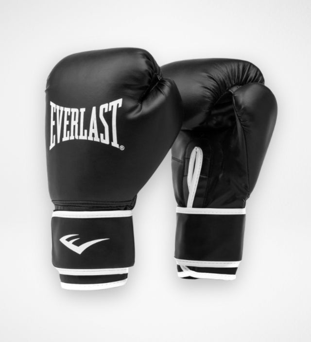 Gants d'entraînement Everlast Core2 – Noir/Blanc