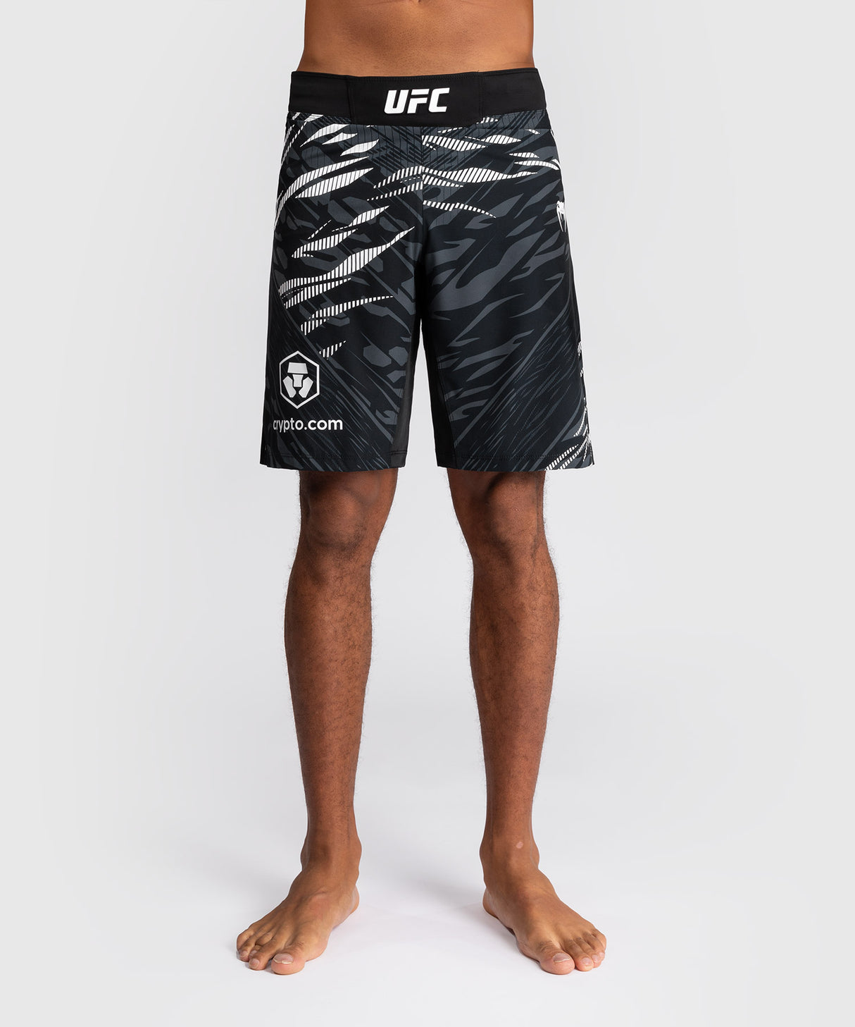 UFC Venum MMA Shorts Fight Night Fusion Long Fit - Zwart