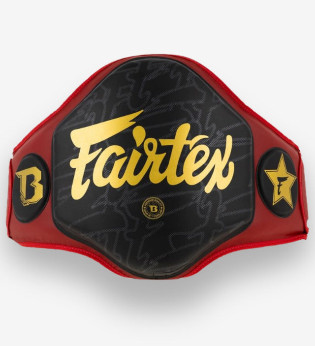 Fairtex Mavebeskytter FXB - Rød/Sort/Guld