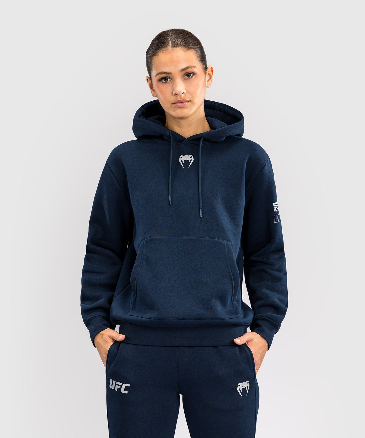 UFC Venum Hoodie Dames Fusion Fight Week - Navy Blauw