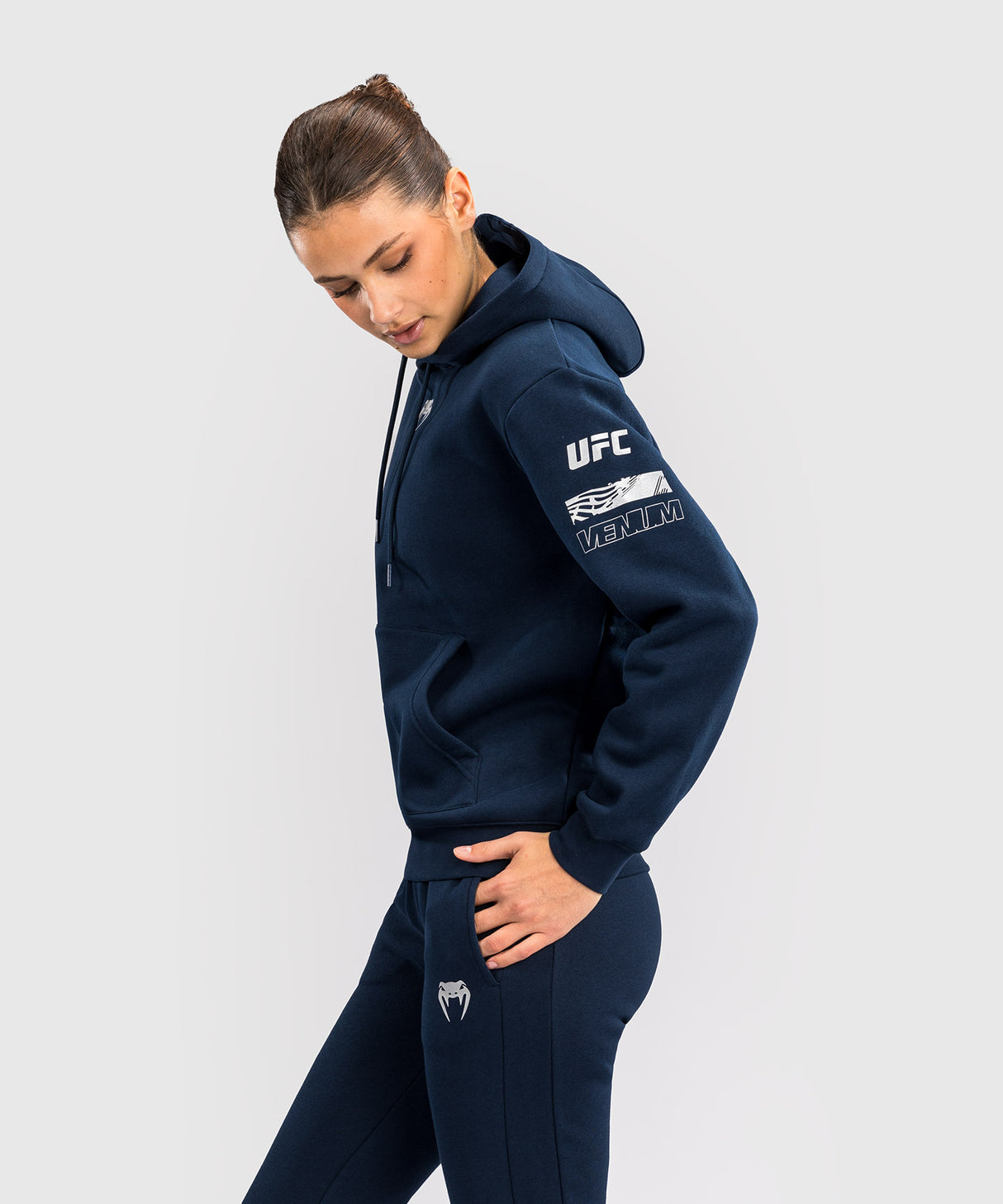 UFC Venum Hoodie Dames Fusion Fight Week - Navy Blauw