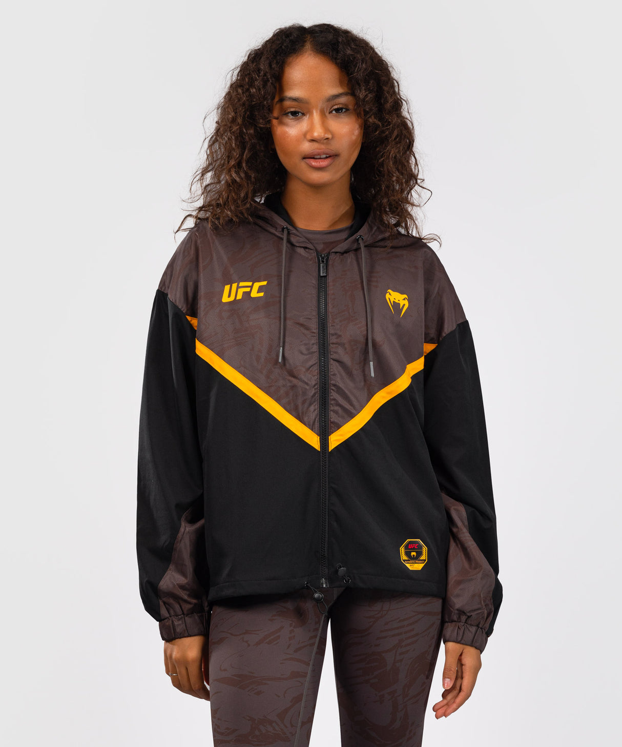 UFC Venum Vest Dames Fusion Fight Week - Zwart/Bruin