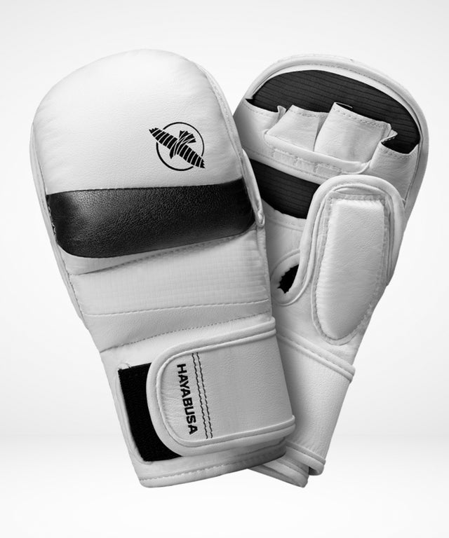 Mănuși MMA de sparring Hayabusa T3 Hybrid – Alb/Negru