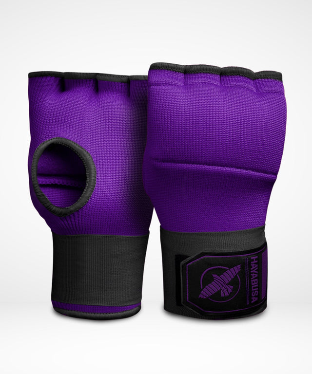 Hayabusa Innenhandschuhe Quick Gel – Violett/Schwarz