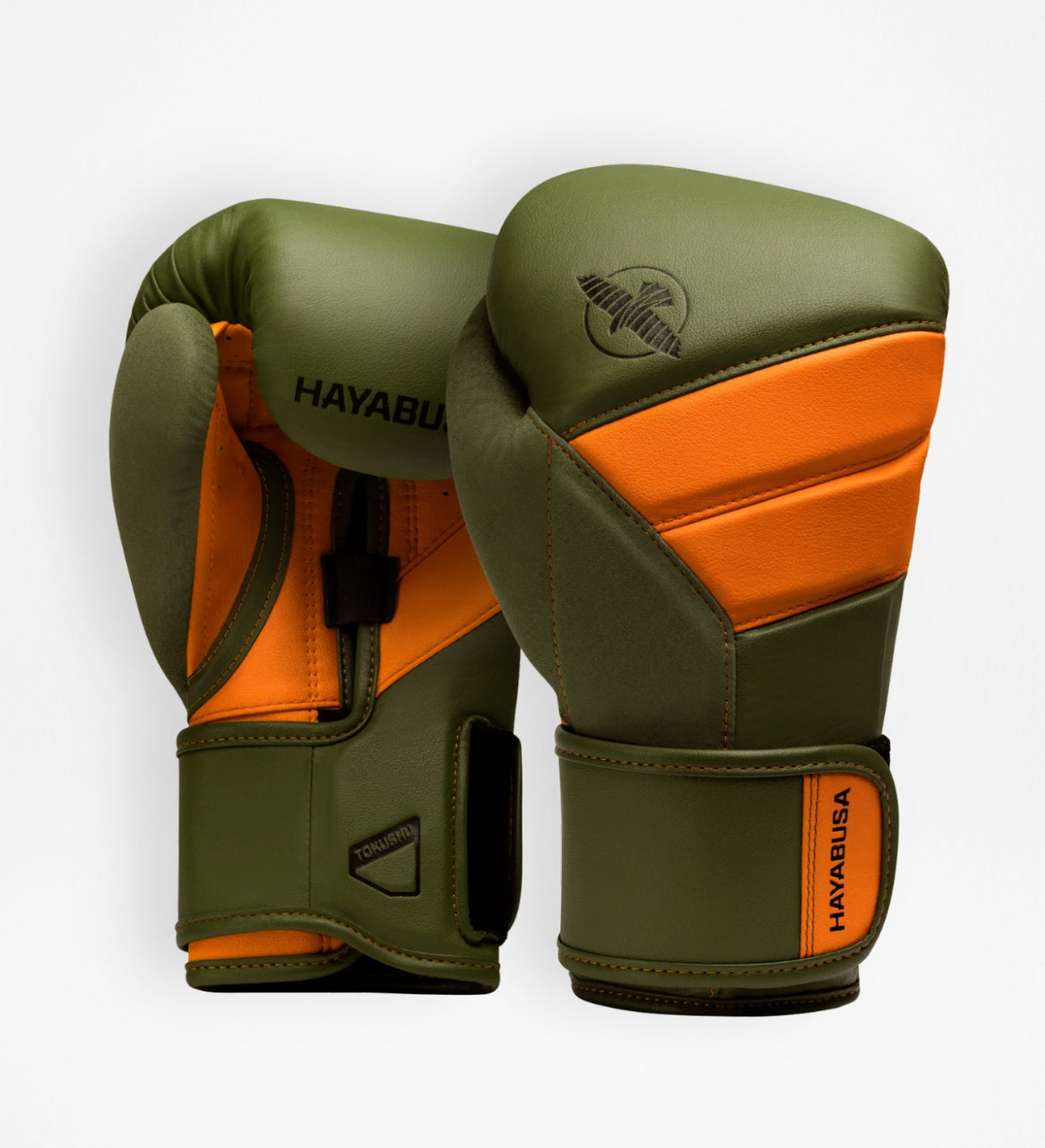 Hayabusa Bokshandschoenen T3 - Kaki Groen/Oranje