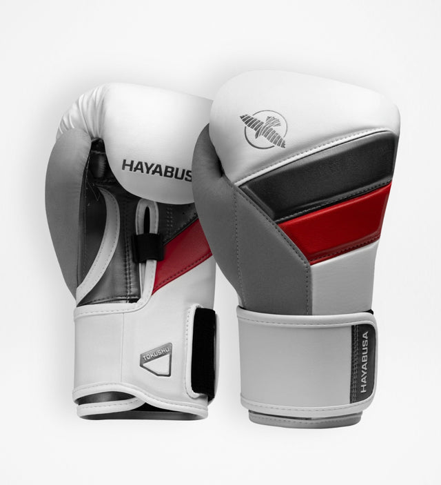 Hayabusa Boksehandsker T3 – Hvid/Rød