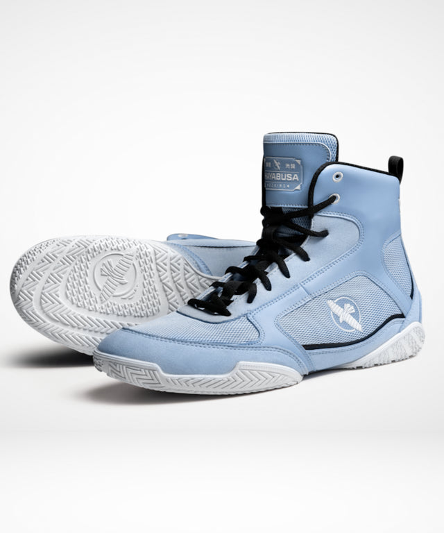 Botas de boxe Hayabusa Pro – Azul Pastel
