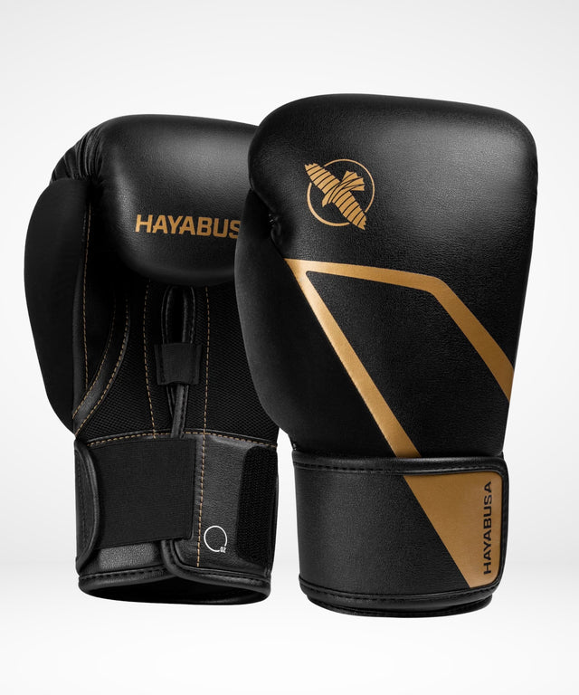 Dziecięce rękawice bokserskie Hayabusa E1 – Czarne/Złote
