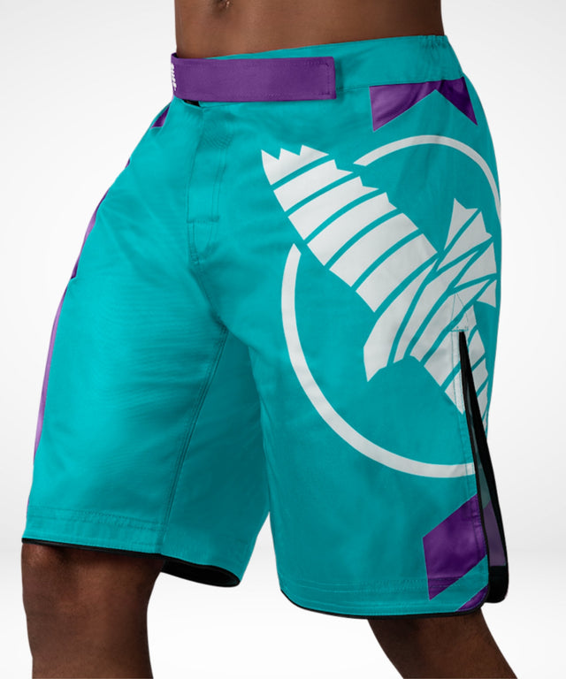 Calções de MMA Hayabusa Icon Lang – Oceano Verde