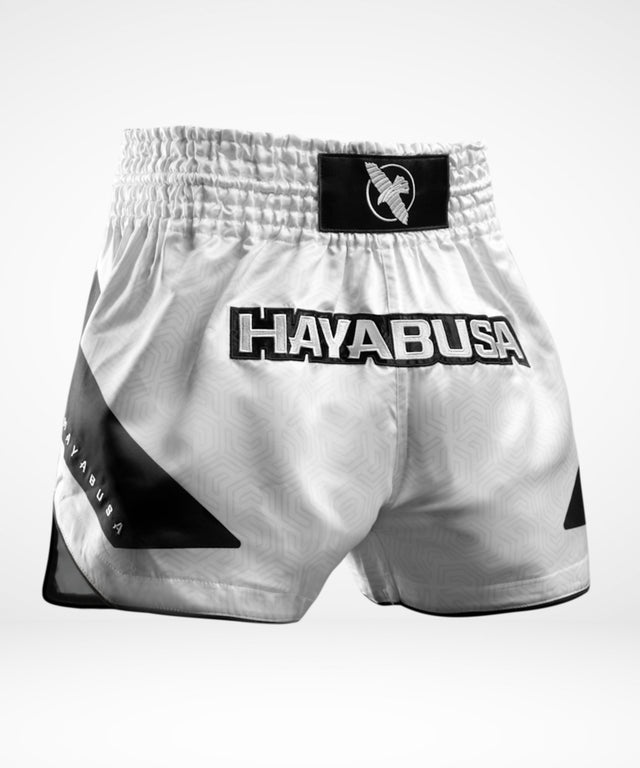 Hayabusa Muay-Thai-Shorts Core – Weiß