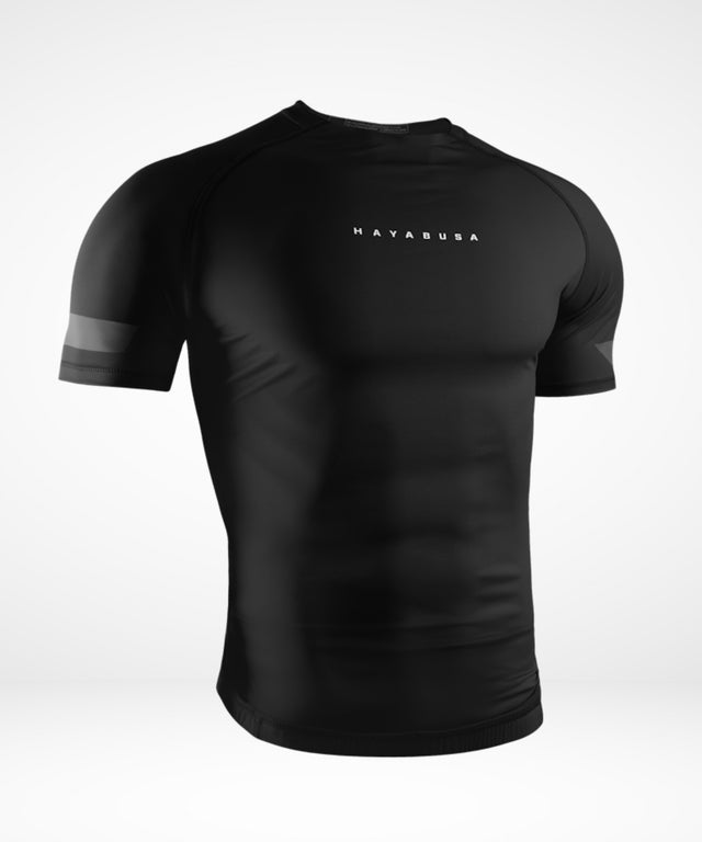 Hayabusa Rashguard Core Korta Ärmar – Svart