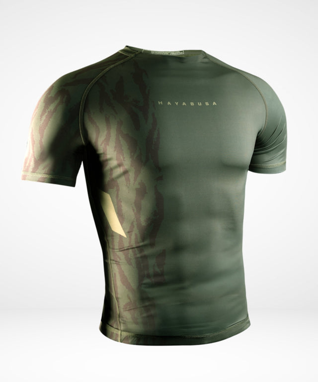Hayabusa Rashguard Apex Kurzarm – Taktisches Grün