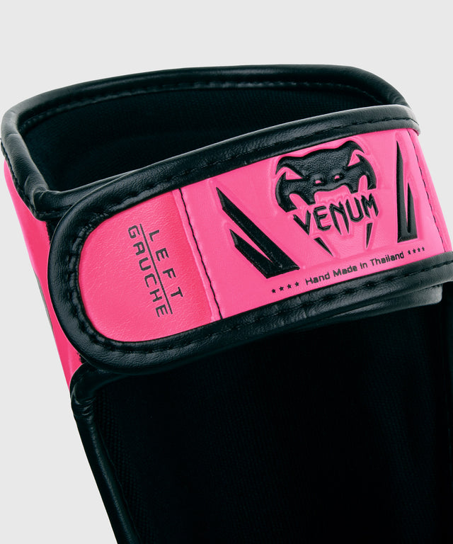 Espinilleras Venum Elite – Rosa Neón