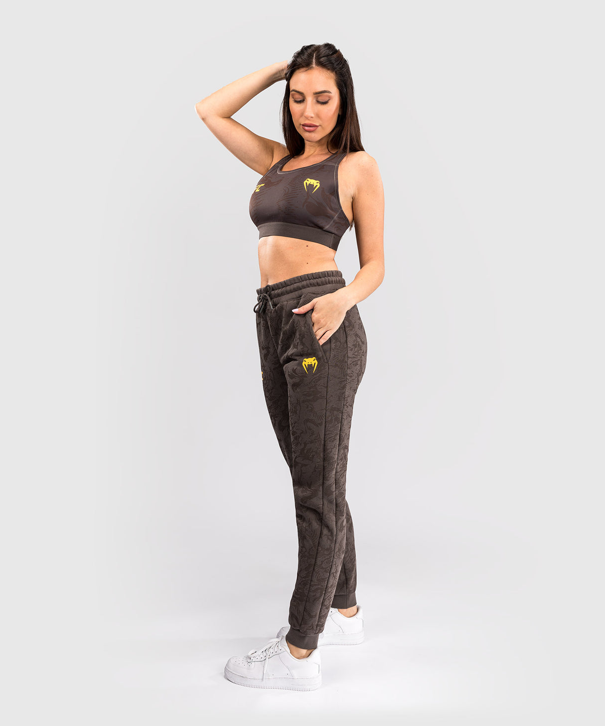 UFC Venum Dames Trainingsbroek Fusion Fight Week - Bruin