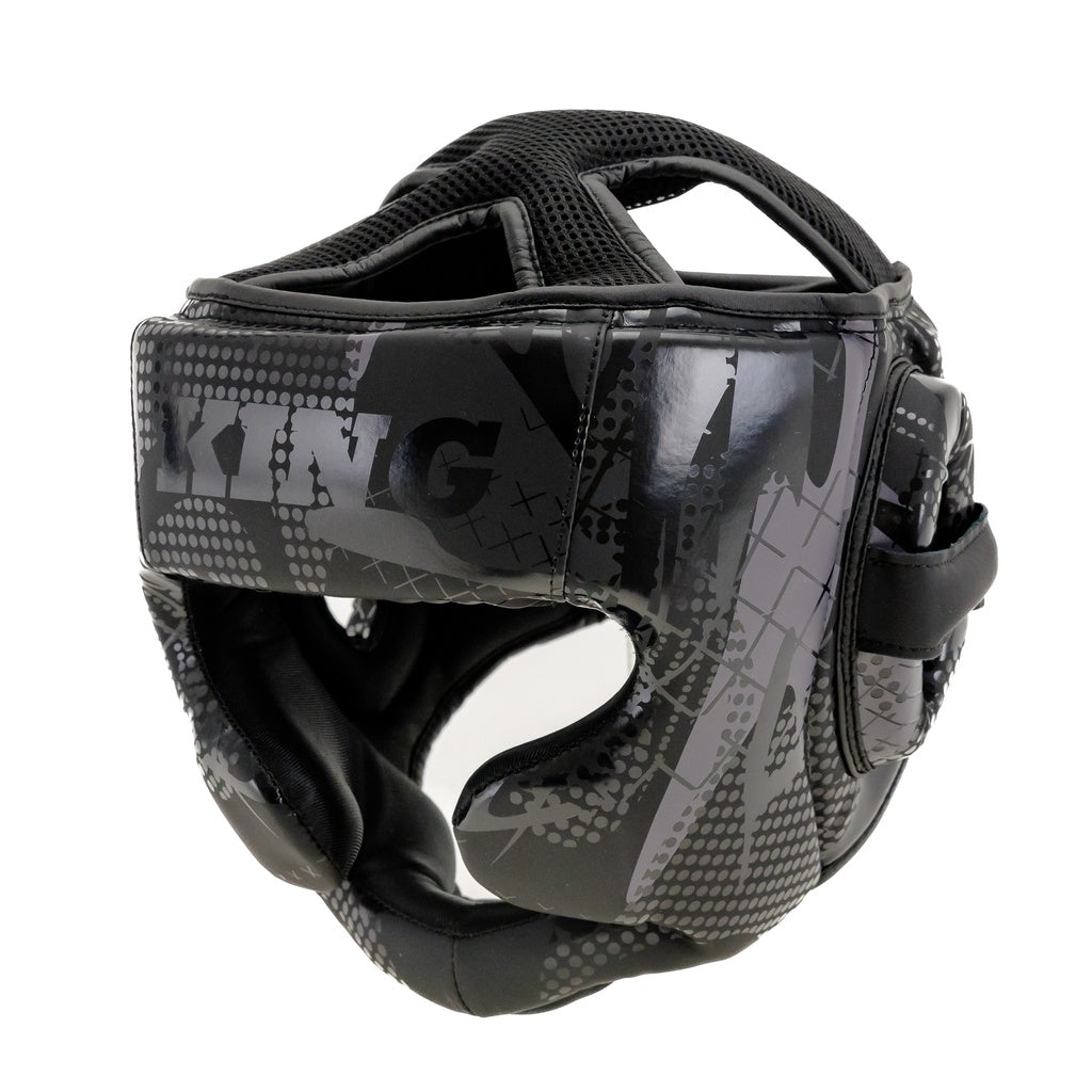 King Pro Boxing Hoofdbeschermer KPB/HG Shogun - Zwart/Zwart