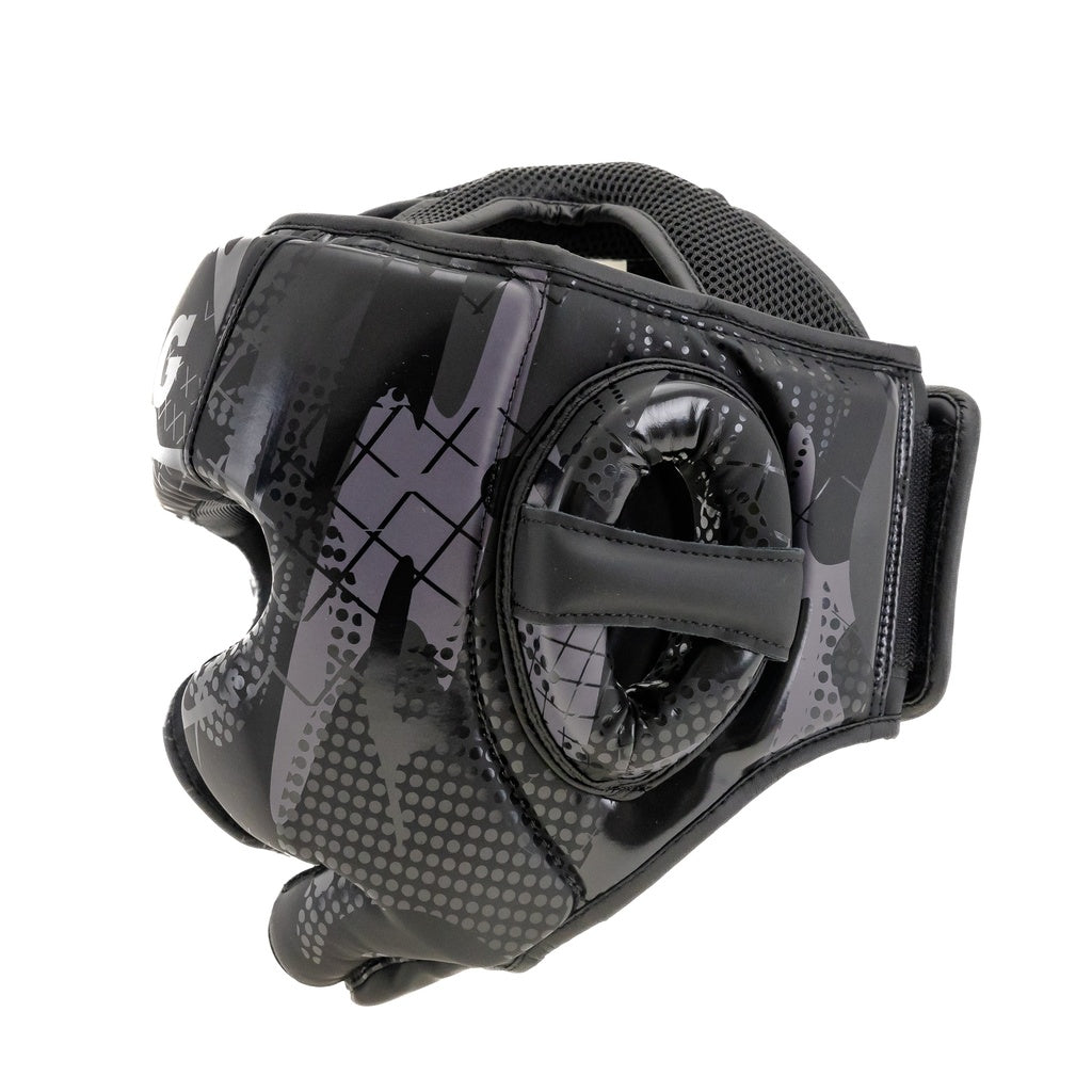 King Pro Boxing Hoofdbeschermer KPB/HG Shogun - Zwart/Zwart