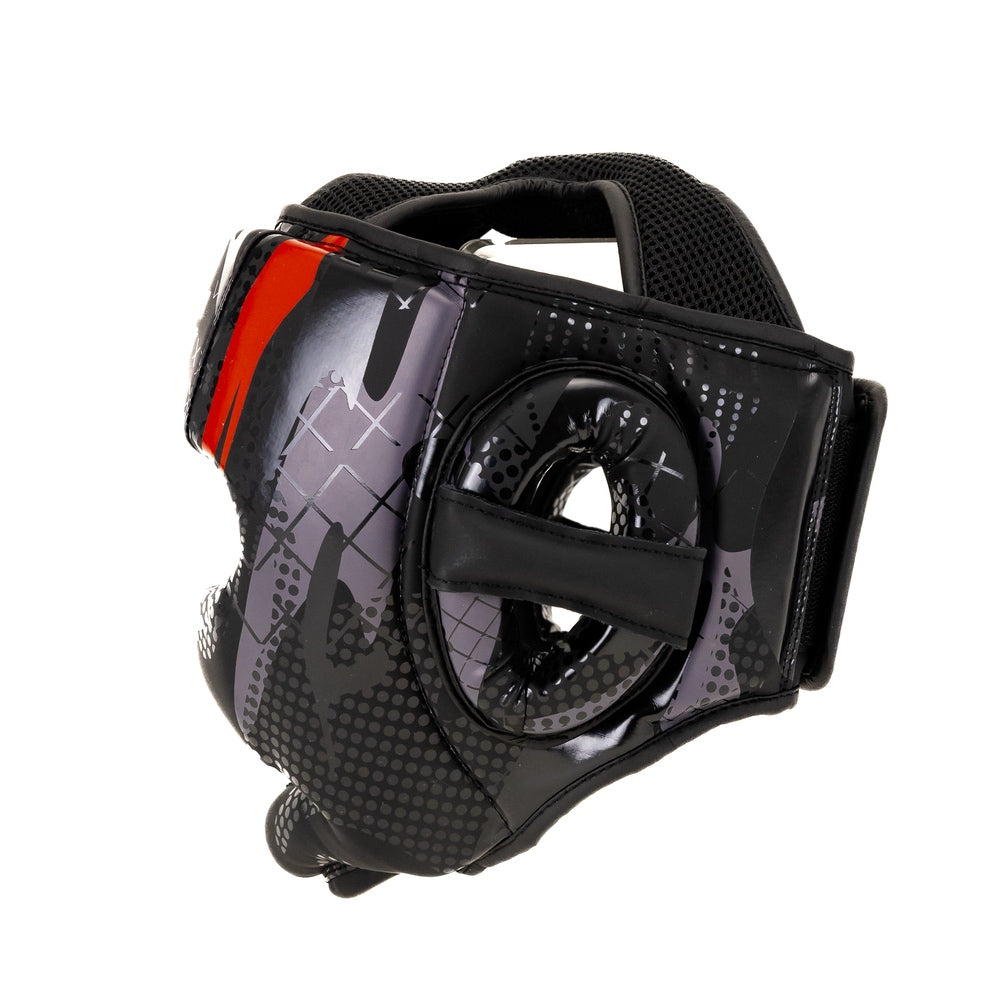 King Pro Boxing Hoofdbeschermer KPB/HG Shogun - Zwart/Rood