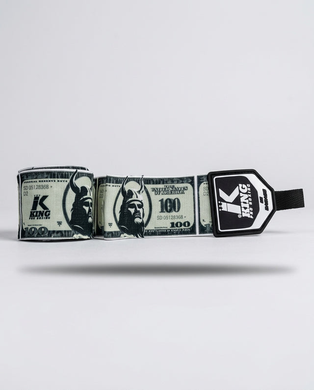 Ligaduras de boxe King Pro Boxing Viking – Preto/Verde