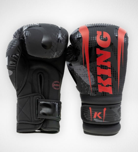 King Pro Boxing Bokshandschoenen Shogun - Zwart/Rood